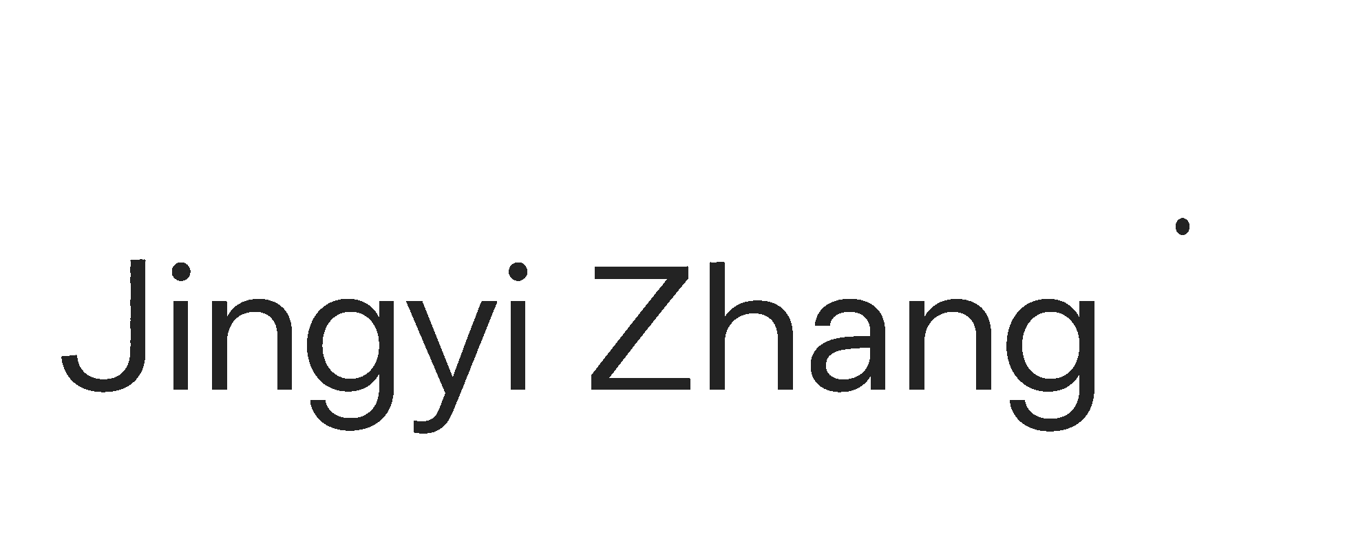 Jingyi Zhang